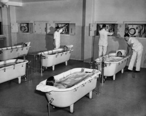 St. Elizabeths Hydroptherapy Patients, courtesy Library of Congress