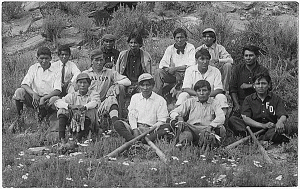 Albuquerque Indian School Baseball Team, 1911, courtesy National Archives