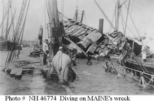 After the Maine's Explosion, courtesy Navy History & Heritage Command