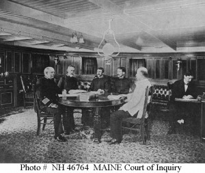 Maine Court of Inquiry, courtesy Navy History & Heritage Command