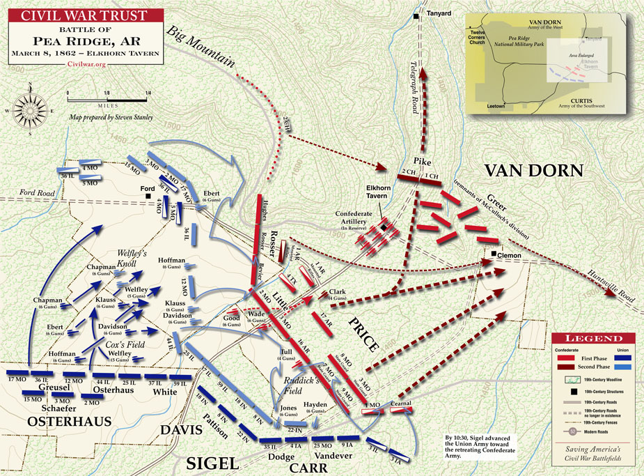 Battle of Pea Ridge | Indians, Insanity, and American History Blog